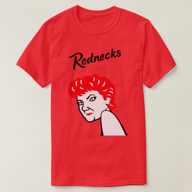 Camiseta Cuellos rojos (Diseño del anverso)