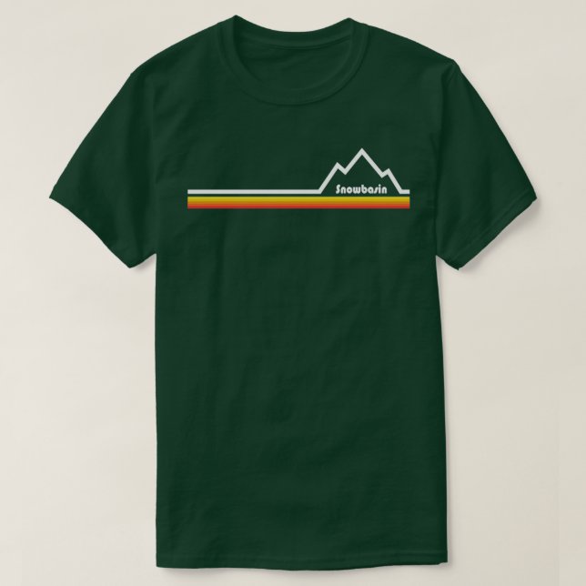 Camiseta Cuenca de nieve Utah 1 (Diseño del anverso)