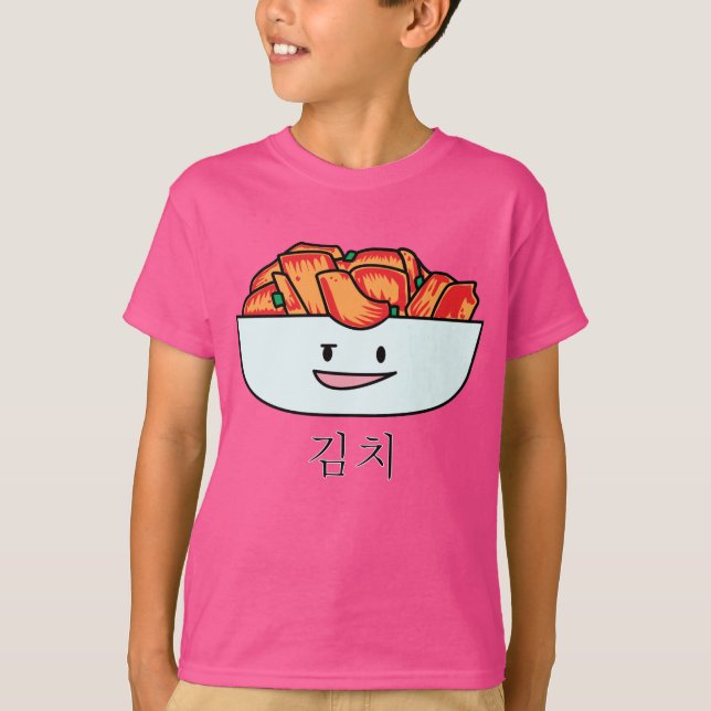Camiseta Cuenco feliz de Kimchi Kimchee - diseños felices (Anverso)
