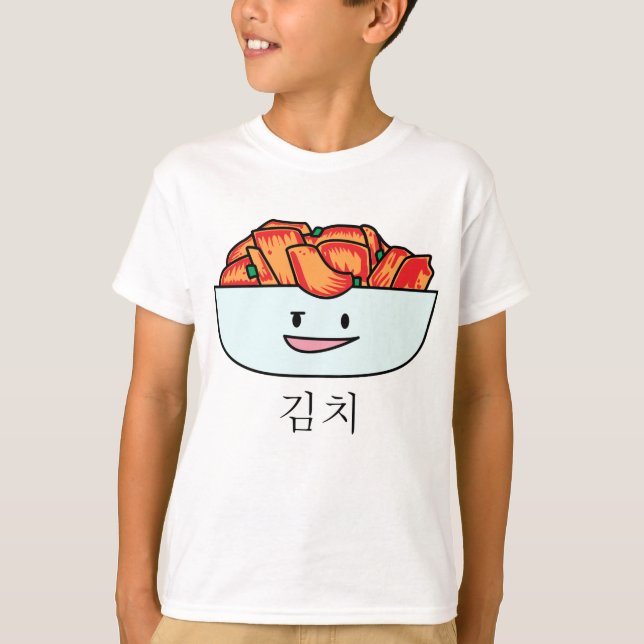 Camiseta Cuenco feliz de Kimchi Kimchee - diseños felices (Anverso)