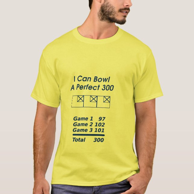 Camiseta Cuenta de bolos perfecta (Anverso)