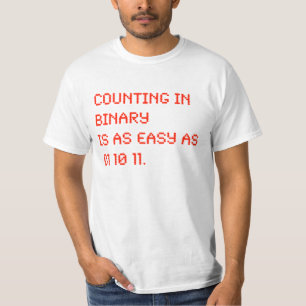 Camiseta Cuenta en binario