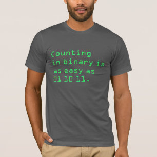 Camiseta Cuenta en binario