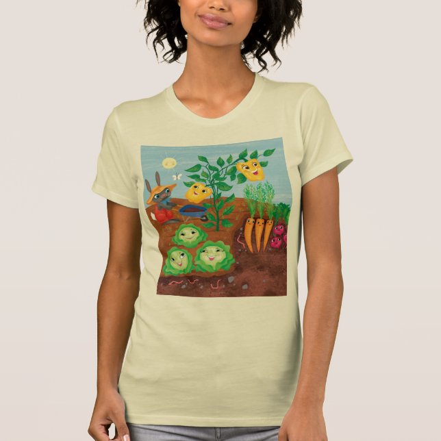 Camiseta Cuenta-Jardín del tiempo (Anverso)