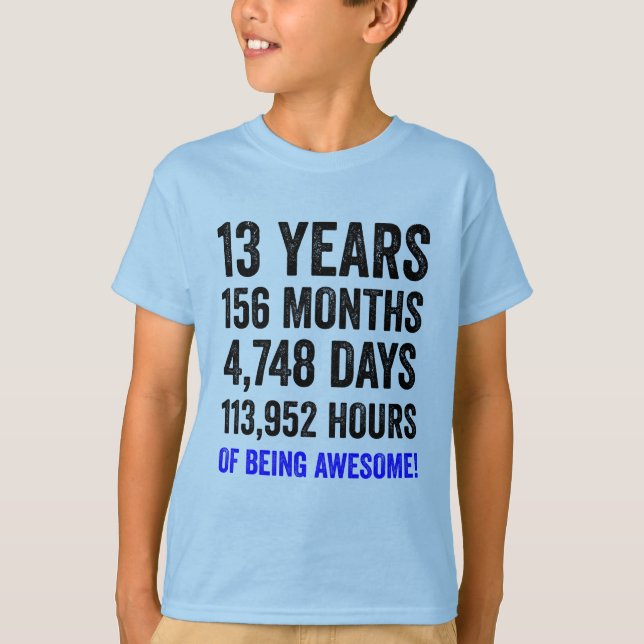 Camiseta Cuenta regresiva de cumpleaños del niño gracioso (Anverso)