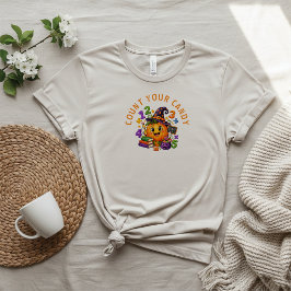 Camiseta Cuenta tu dulce profesor de matemáticas Halloween