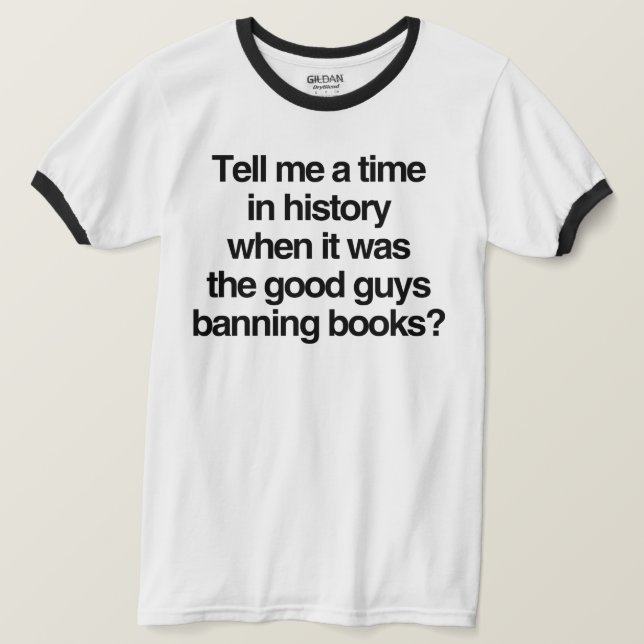 Camiseta Cuéntame un momento en que eran buenos los que pro (Anverso del diseño)