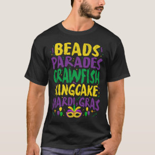 Camiseta Cuentas Desfiles Cangrejos de Río Pastel de Reyes