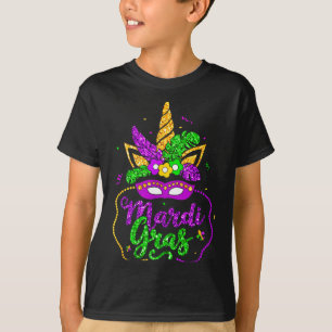 Camiseta Cuentas para máscara de Mardi Gras 2024 Mujeres fi