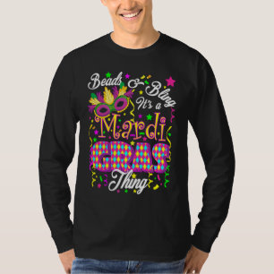 Camiseta Cuentas y Bling Es una cosa de Mardi Gra  Mardi Gr
