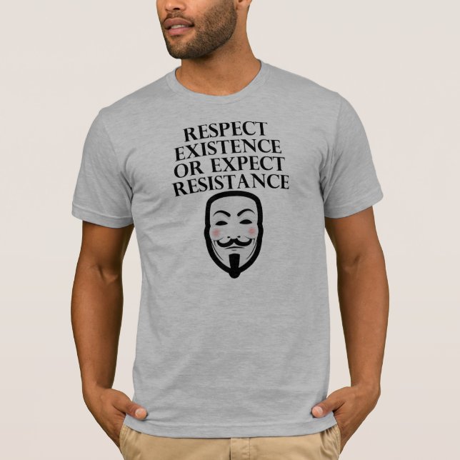 Camiseta Cuente con la resistencia (Anverso)