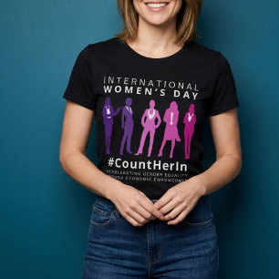 Camiseta Cuéntenla en el Día Internacional de la Mujer
