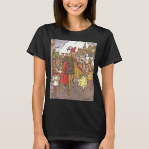 Camiseta Cuento de Hadas Antiguo: El Flautista de Hamelín p