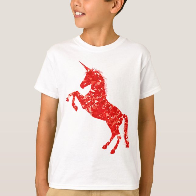 Camiseta Cuento de hadas de criatura mítica de Unicornio (Anverso)
