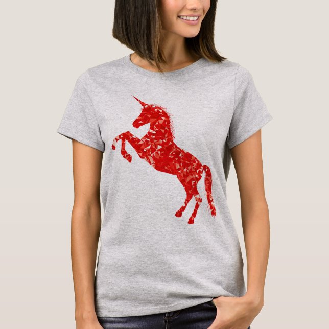 Camiseta Cuento de hadas de criatura mítica de Unicornio (Anverso)