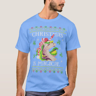 Camiseta cuento de hadas de unicornio sobre festividades má