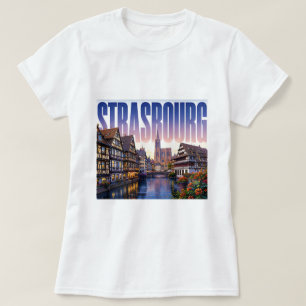 Camiseta Cuento de hadas del canal de viaje de Estrasburgo 