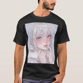 Camiseta Cuento de Hadas Helado: Chica de Cabello Plateado