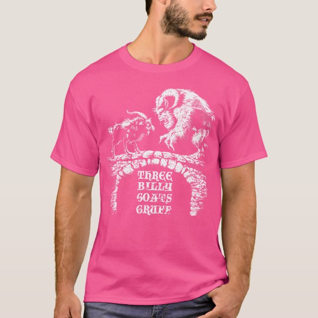 Camiseta Cuento de Hadas Tres Cabritos Gruff (Anverso)