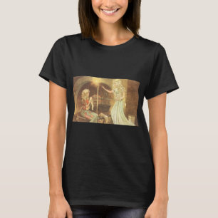 Camiseta Cuento de Hadas Vintage, Cenicienta y Hada Madrina
