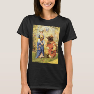 Camiseta Cuento de Hadas Vintage, La Bella y la Bestia