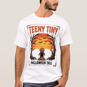 Camiseta Cuento de Halloween Pequeño Espeluznante Escena Vi