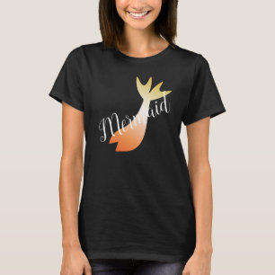 Camiseta Cuento de sirena ombre naranja amarillo