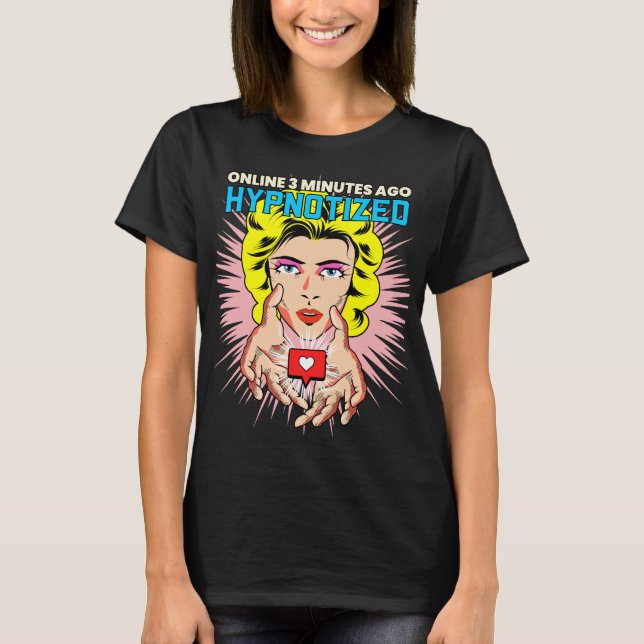 Camiseta Cuento de terror digital - Hipnotizado (Anverso)