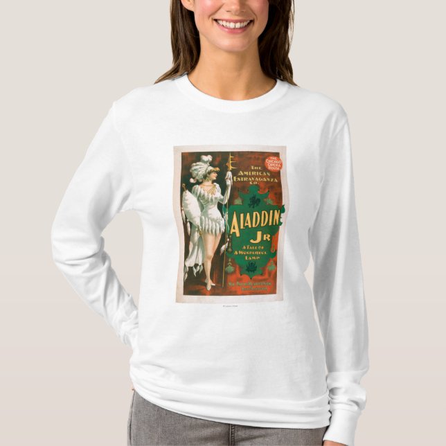 Camiseta Cuento del Jr. de Aladdin de un teatro maravilloso (Anverso)