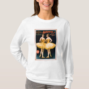 Camiseta Cuento del Jr. de Aladdin de un teatro maravilloso