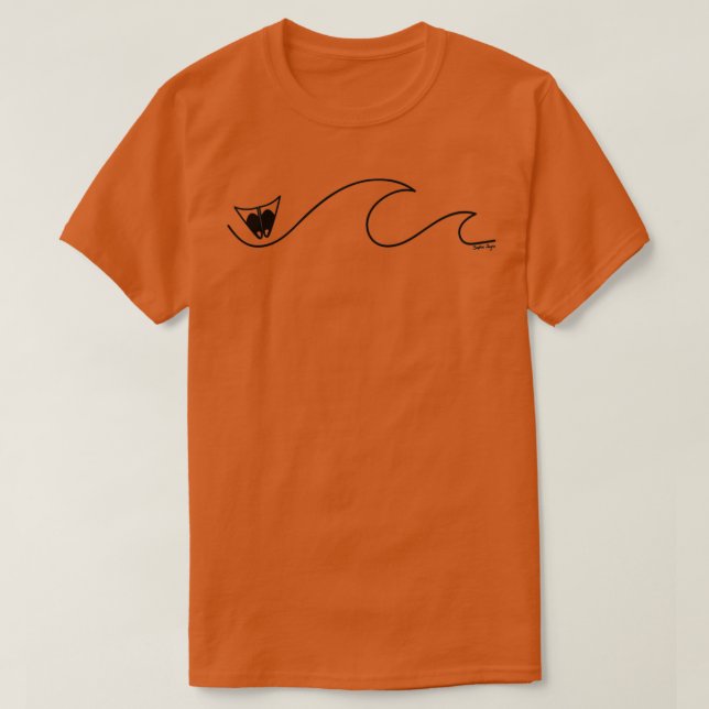Camiseta Cuentos de Bodyboarding Black (Diseño del anverso)