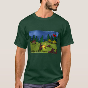 Camiseta Cuentos de fogata en el campamento de verano: Un r
