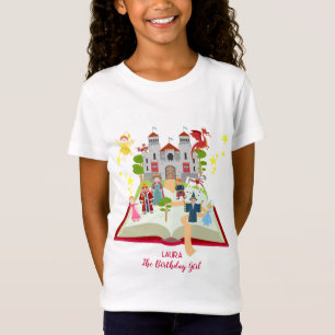 Camiseta Cuentos De Hadas Fiesta Cumpleaños Niña