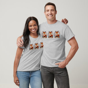 Camiseta Cuentos de Zorro Bosque Boho Animal