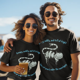 Camiseta Cuentos del gato maldecido: Una criatura nacida pa