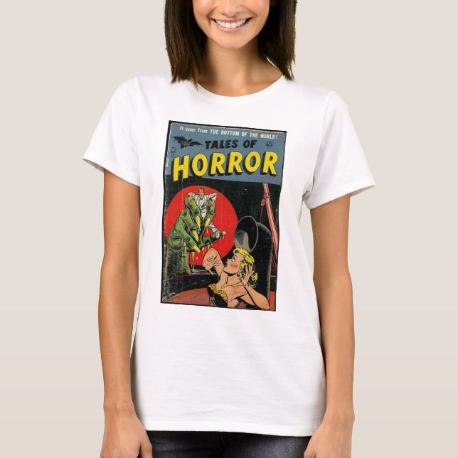 Camiseta Cuentos del horror cómicos (Anverso)