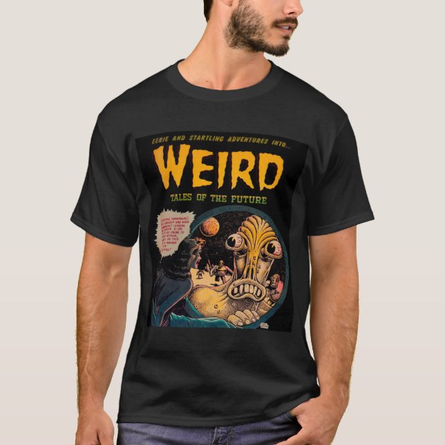 Camiseta Cuentos raros del futuro (Anverso)