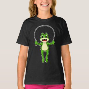 Camiseta Cuerda de deportes de fitness de rana