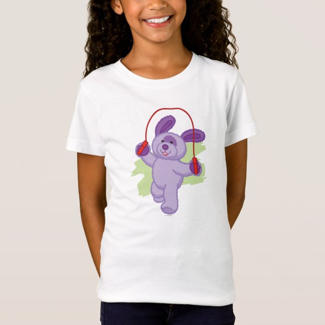 Camiseta Cuerda que salta del perrito de la soda de la uva (Anverso)