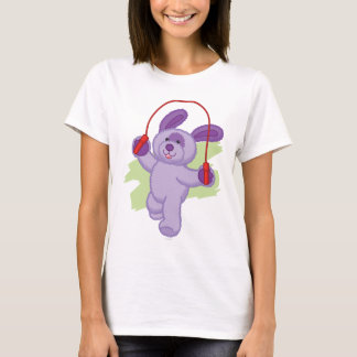 Camiseta Cuerda que salta del perrito de la soda de la uva
