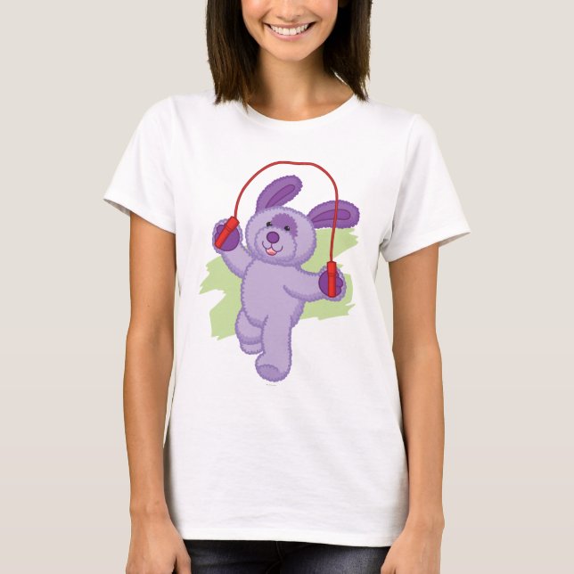 Camiseta Cuerda que salta del perrito de la soda de la uva (Anverso)