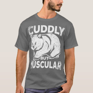 Camiseta Cuerdo pero musculoso Funny Wombat