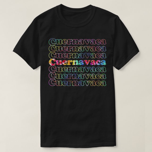 Camiseta Cuernavaca Meico Tie Dye (Diseño del anverso)