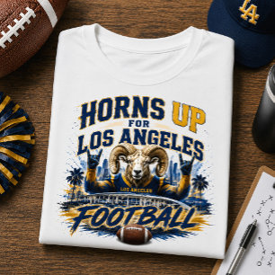 Camiseta Cuerno Arriba para el fanático de fútbol de Los Án