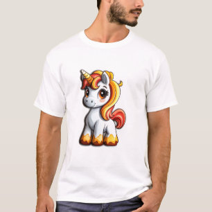 Camiseta Cuerno de Caramelo de Unicornio de Halloween Lindo