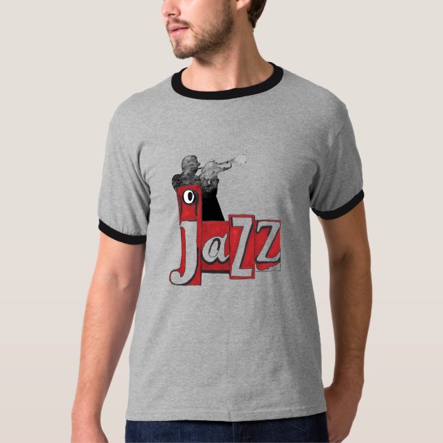 Camiseta cuerno de jazz (Anverso)