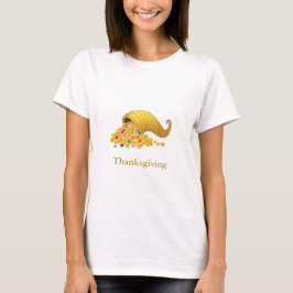 Camiseta Cuerno de la Abundancia del Día de Acción de Graci