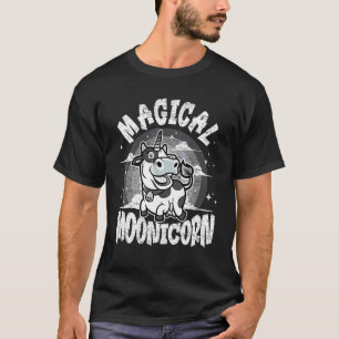 Camiseta Cuerno de luna mágico Unicornio Para Hombres Mujer