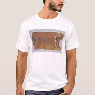 Camiseta Cuerno del reno tallado con los ciervos y el salto