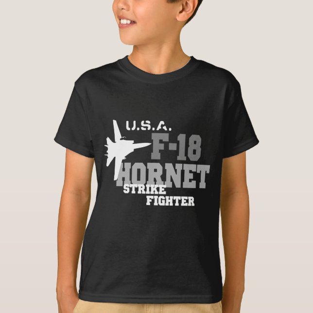 Camiseta Cuerno F-18 - Luchador de huelga (Anverso)